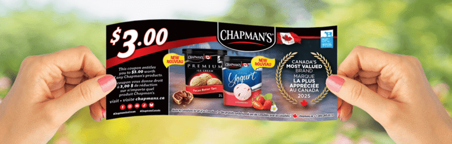 chapman’s $3 Annual Coupon 2026