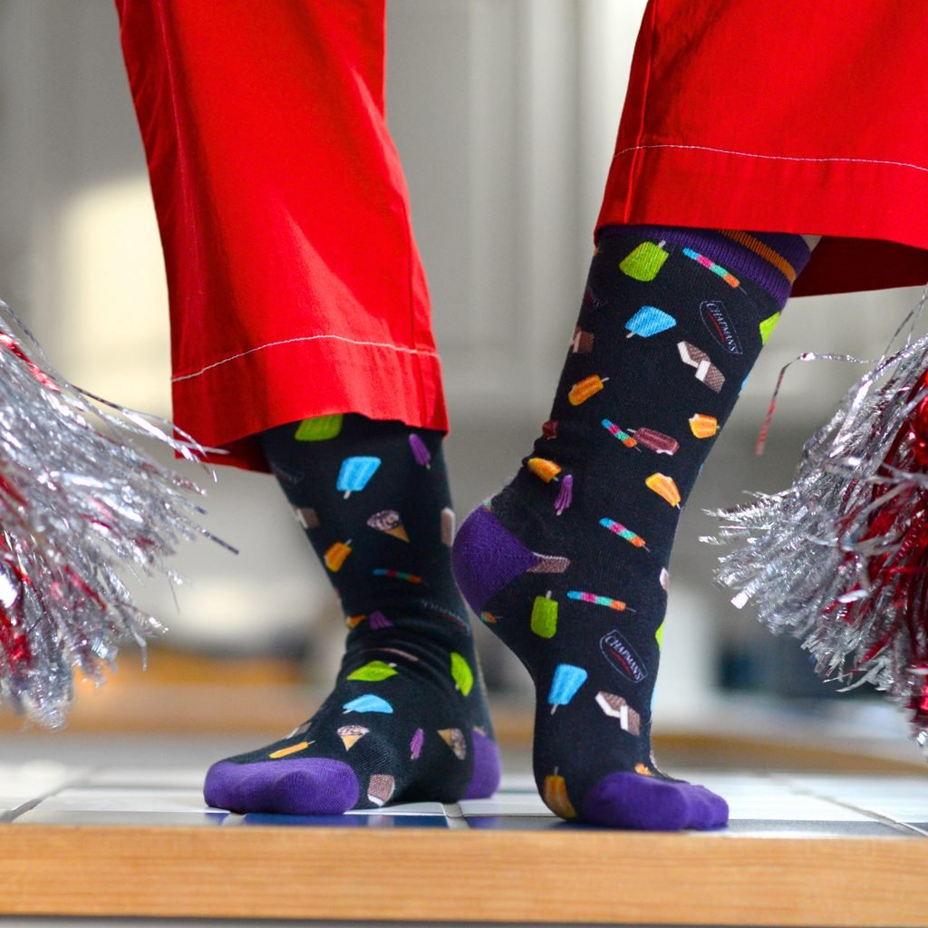 Web Branded Socks cropped